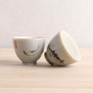 Chinese Ceramic Fish Tea Cups 130ml Chinese Tea Cup Chinese Tea Set