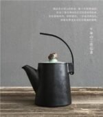 Black Clay Tea Pot 250ml Japanese Tea Pot Chinese Tea Set 13