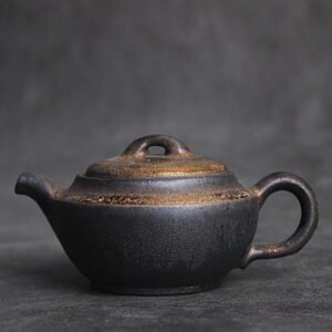 Gilded Tea Pot 190ml Ceramic Tea Pot Chinese Tea Set