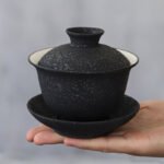 Black Gaiwan 150ml Gaiwans Chinese Tea Set 10