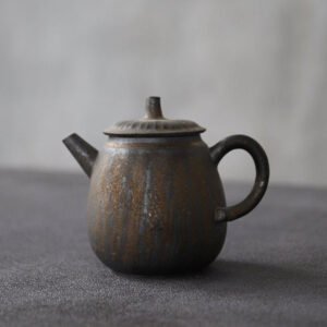 Iron Rust Glaze Ceramic Tea Pot 175ml Ceramic Tea Pot Chinese Tea Set