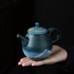 Starry Sky Clay Tea Pot 210ml Ceramic Tea Pot Chinese Tea Set 10