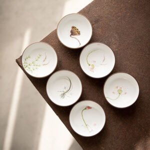 Set of 6 Tea Cup Chinese Cup Of Tea 50ml Chinese Tea Cup Chinese Tea Set