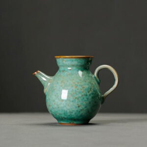 Aoyama Kiln-Transformed Green Gong Dao Bei with Handle 200ml Tea Pitcher Chinese Tea Set