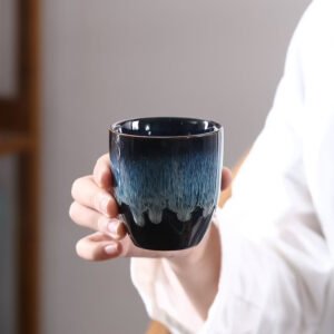 Blue Jianzhan Tea Cup 170/180ml Jian Zhan Tea Cup Chinese Tea Set