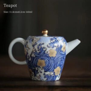 Starry Sky Tea Pot 160ml Ceramic Tea Pot Chinese Tea Set