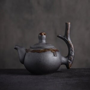 Japanese Black Clay Tea Pot 240ml Japanese Tea Pot Chinese Tea Set