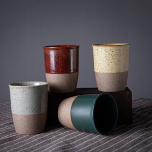 Japanese Clay Tea Cups 130ml Japanese Tea Cup Chinese Tea Set