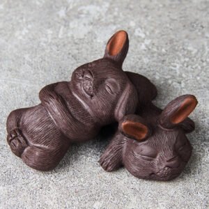 Clay Rabbit Tea Pet Tea Pet Chinese Tea Set