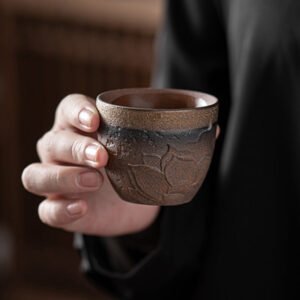 Clay Lotus Tea Cups 100ml Clay Tea Cups Chinese Tea Set