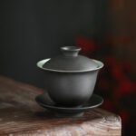 Black Clay Gaiwan 150ml Gaiwans Chinese Tea Set 14