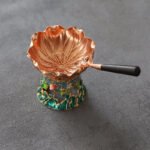 Vintage Copper Tea Strainer with Holder Tea Strainer Chinese Tea Set 10