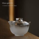 Glass Gaiwan 180ml Gaiwans Chinese Tea Set 10