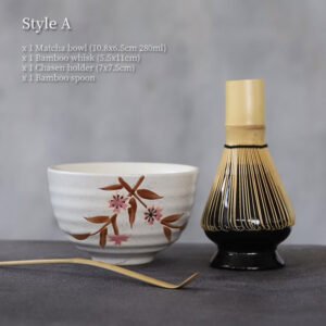 Matcha Whisk and Bowl Set   280ml Matcha Set Chinese Tea Set