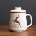 Deer Tea Infuser Mug 300ml Tea Infuser Mug Chinese Tea Set 11