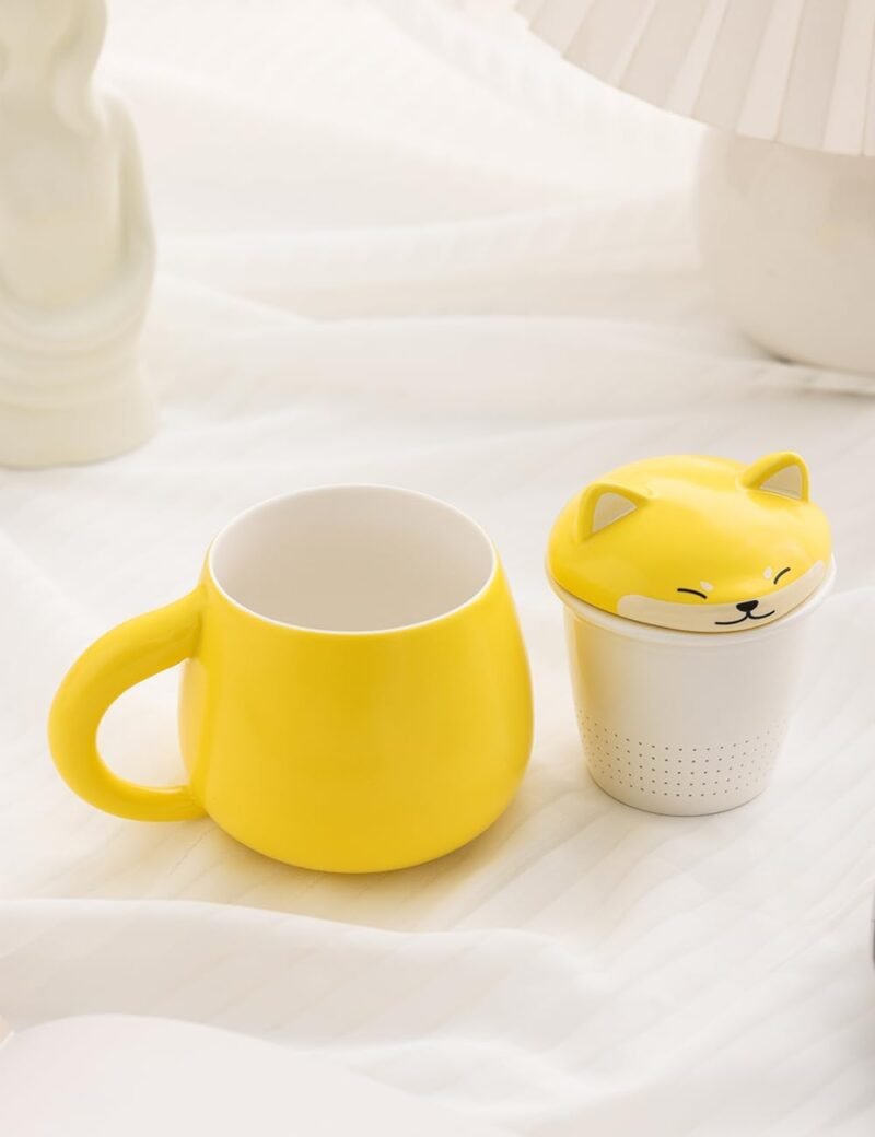 Fox Tea Infuser Mug  400ml Tea Infuser Mug Chinese Tea Set 11