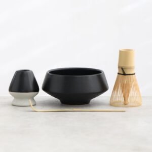 Black Clay Matcha Set 360ml Matcha Set Chinese Tea Set