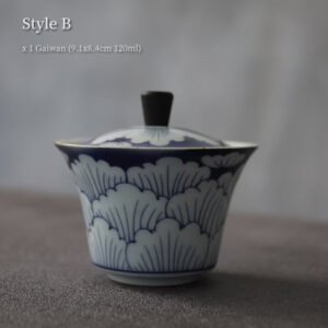 Hand Painted Gaiwan 120ml Gaiwans Chinese Tea Set