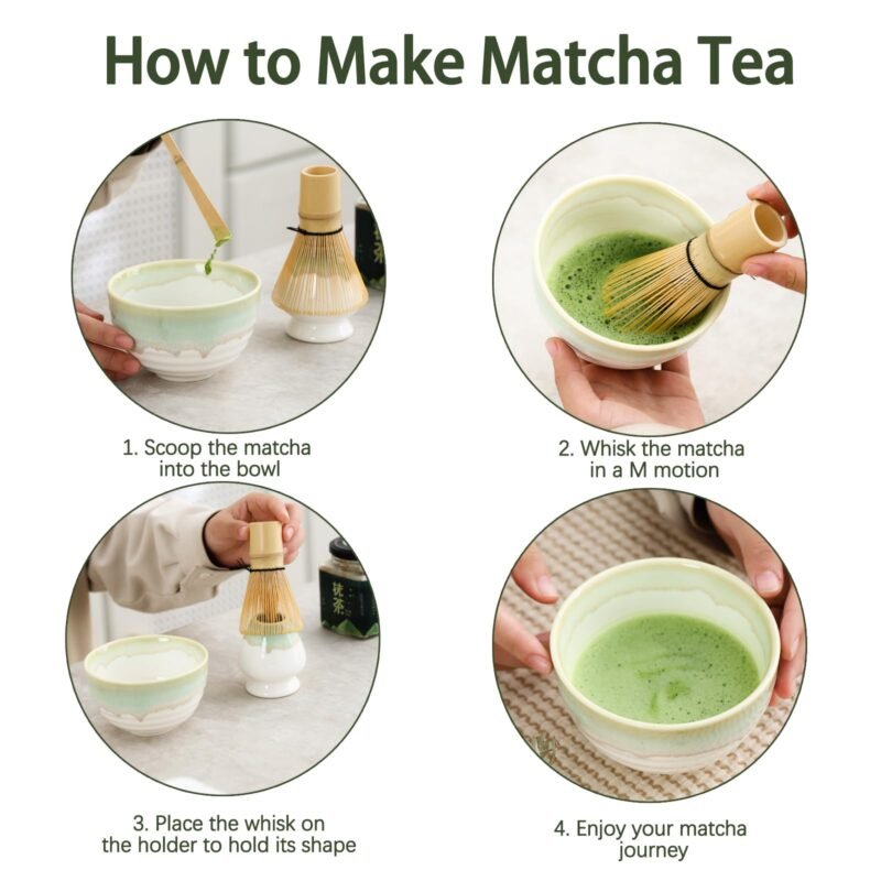 Matcha Set 300ml Matcha Set Chinese Tea Set 8