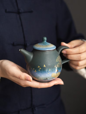 Deer and Starry Sky Tea Pot 240ml Ceramic Tea Pot Chinese Tea Set