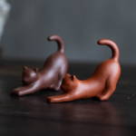 Clay Cat Tea Pet